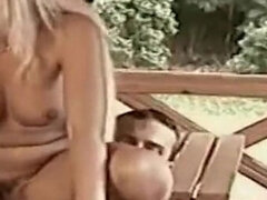 Grosser schwanz, Blondine, Blasen, Sperma im mund, Deutsch, Behaart, Muschi