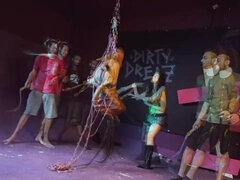 본디지 훈육 사디즘 마소치슴, 흑인, 본디지, 에보니, 페티쉬, Hd, 빼빼한