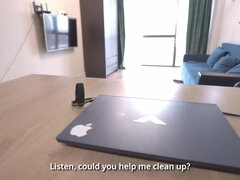 Cute russian stepsister POV sex