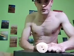 Amatorka, Duży kutas, Europejski, Gej, Całować, Punkt widzenia, Solo, Zabawki