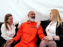 Marie X Fucked Hard by Prisoner - Busty Amateur MILF with Big Natural Tits Gets Caught and Punished