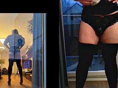 Anaal, Travestiet, Duits, Masturbatie, Openbaar, Shemale, Alleen, Speelgoed