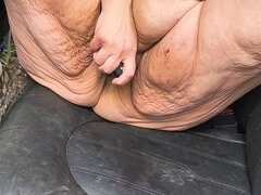 Αμερικάνος, Κώλος, Αυτοκίνητο, Θηλυκός, Αυνανισμός, Ώριμη