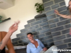 Duży tyłek, Grupa, Dojrzałe, Cipka, Cycki