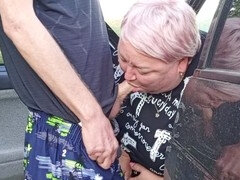 Amatéři, Auto, Stříkání spermatu, Honění, Dospělé, Milf žcbp, Na veřejnosti, Kuřba sání