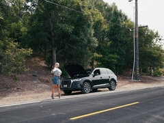 Большая жопа, В машине, Латиноамериканки, Лесбиянка, На природе