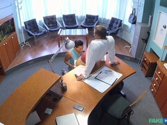 Amatör, Rumpa, Doggystyle, Fingering, Handjobb, Slick, Kontor, Voyeur