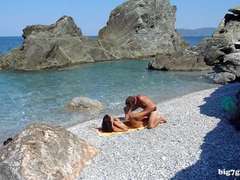 Deutsches Amateur Paar beim Public Ficken am Strand