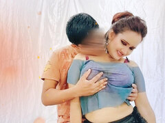 Simran Doing Romance with Her Boy Friend in His Room