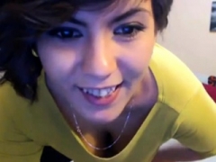 Amatør, Brunette, Brystvorter, Webkamera