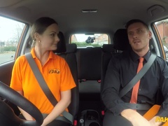 Kukk suging, Bil, Bakfra, Runke, Utendørs, Synsvinkel, Fitte, Anus slikking