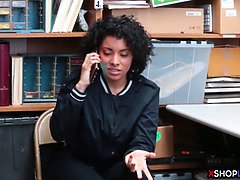 Big boobs latina teen busted by a mall cops hard cock