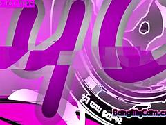 Lieveling, Bruinharig, Koreaans, Masturbatie, Alleen, Tiener, Tieten likken, Speelgoed