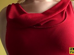 Bdsm, Stora tuttar, Brittisk, Hd, Klackar, Onani, Solo, String