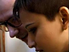 Stor pik, Store bryster, Pik sutte, Brunette, Slikning, Lærer, Bryster, Vintage