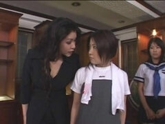 Japanese Lesbian Babes (We need to tame this fresh student)SM