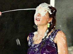 Минет, Европейки, Сперма на лице, Трусики