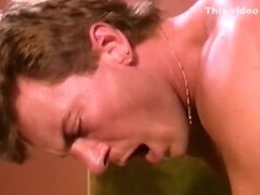 Amerikansk, Stor pik, Store bryster, Blondine, Langt ned i halsen, Retro, Strømper, Vintage