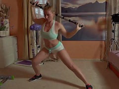 Blondýna, Dildo, Masturbace, Sólo, Teenka