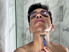 In the shower with my erect dick, part one - exclusive