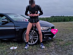 Anale, Vibratore, Tedesca amatoriale, Hardcore, Masturbazione, All'aperto, Donna con pene, Solo