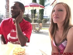 Pretty teen Emily gets her First Monster Black Cock