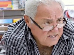 Extremely horny store customer fucks the cop that got called