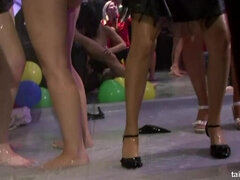 Oblečené, Tanec, Skupina, Mezirasové, Orgie, Pička, Saténové, Swingers