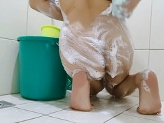 항문, 아시안, 화장실, 수음