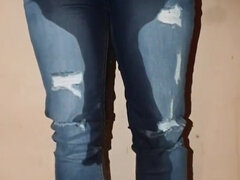 Alice - Totally Desperate, Peeing My Jeans & Showing Pussy