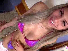 Tgirl duo dominates over subordinated boy