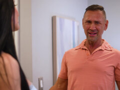 Baby Violet Voss couldn't resist her friend's dad's big cock