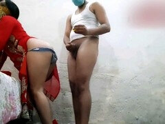 デカ尻, フェラチオ, カップル, はじめて, インド人, 苦痛, 小柄, オマンコ