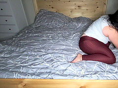 Besamung, Füsse, Elasthan, Ablutschen, Spielzeuge