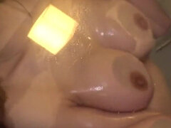 18, 아시안, 오랄섹스, 커플, 사정 샷, 귀여운, 일본인, 샤워