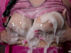 Isot tissit, Suihinotto, Spermashotti, Ylistys reikä, Rankka, Lateksi, Tissit, Märkä