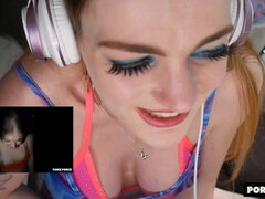 Carly Rae Summers Reacts to ROUGH POWER FUCK MAKES HER BRAIN MELT - PF Porn Reactions Ep IV