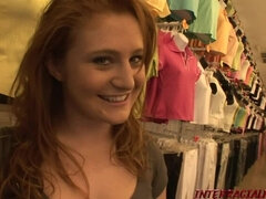 Young Lucy gets a double dose of black dick