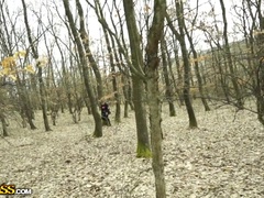 Brunette, Hæle, Lingerie, Onani, Udendørs, Strømper, Legetøj