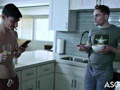 Anal, Stor pik, Pik sutte, Homoseksuel, Hårdt