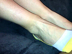 Striekanie semena, Českej, Nohy, Footjob, Milf  mčbp, Mamina, Nylonové, Ponožky