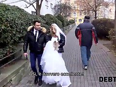 Nevěsta, Detailní, Evropské, Milf žcbp, Peníze, Drsné akce, Syn, Svatba