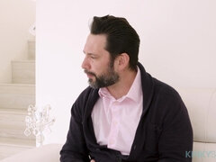 HD Handjob by Tattooed Blonde MILF - Paris White�s Stepdad Checks Up On Her At Work - Paris White