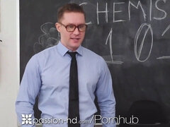 Harmony Wonder gets her tight pussy pounded by Class Clown Student's big cock in detention