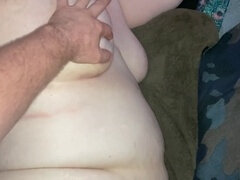 Bbw belly play, round, plumper