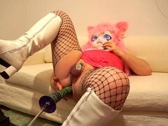 Anális szex, Hálószoba, Csizmák, Műcerka, Meleg, Harisnya, Játékszerek