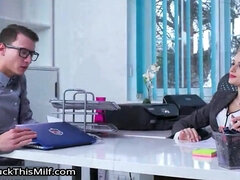 아마추어, 크고 아름다운 여자, 큰 음경, 큰 가슴, 라티나, 밀프, 사무실, 학생