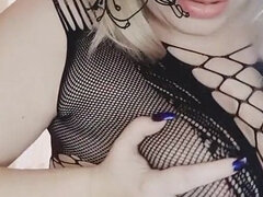 Leie, Arsch, Wohlbeleibte schöne frauen, Blondine, Lingerie, Reif, Muschi, Solo