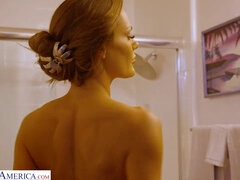 フェラチオ, 茶髪の, 口内発射, なめる, 自然山雀, 剃毛, ガリガリ, オッパイの