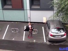 Amatör, Blondin, Fransk, Gangbang, Underkläder, Slampa